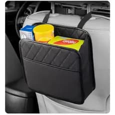 Organizador Banco Carro Multifuncional Lixeira Armazenador Preto