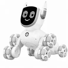 Robô Cão Interativo com Controle Remoto (BRANCO)