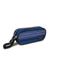Estojo bolsinha escolar duplo 2 ziper masculino Clio Cross reforcado escolar