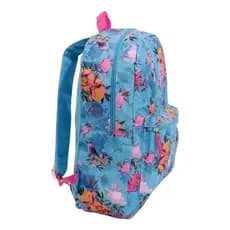 Mochila Escolar Costas Flores Cores Faculdade