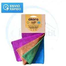 Pano Mágico Uso Geral Sem Costura com 4 Panos - Ákora