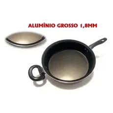 Frigideira Antiaderente funda 24cm - BORDA ALTA - ALUMÍNIO GROSSO 1.8MM - ALUMIC