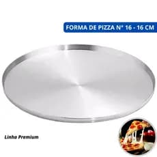 Forma de Pizza N°16 Alumic - 16cm - Assadeira - ALUMIC