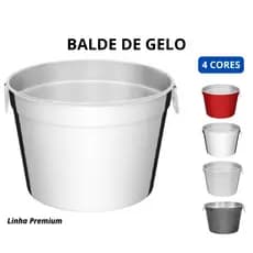BALDE DE GELO 5.0L - VARIAS CORES - ALUMIC