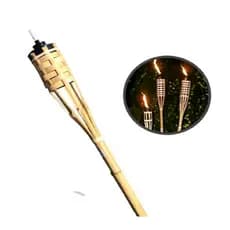 Tocha De Bambu 120 Cm Iluminação Decoração Luau Festa Jardim