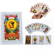 Baralho Espanhol Tradicional 50 Cartas Papel Truco Canastra