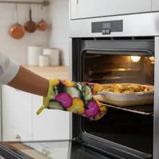 Luva Térmica De Cozinha Forno Fogão Acolchoada Estampada