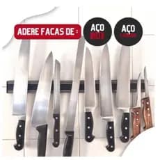 Barra Magnéticas 33cm Imã Porta Facas Ferramentas Cozinha Churrasqueira