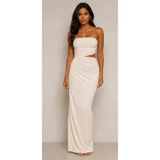 Vestido de festa tomara que caia