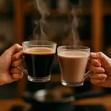 Conjunto 3 Canecas de Vidro Murlin 265ml Bebidas Visitas Café Chá Transparente Presente Cozinha