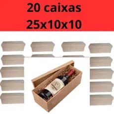 20 unidades de caixa retangular 25x10x10 em mdf cru decorativas presentes caixa para Mini Chandon Tamanho certo
