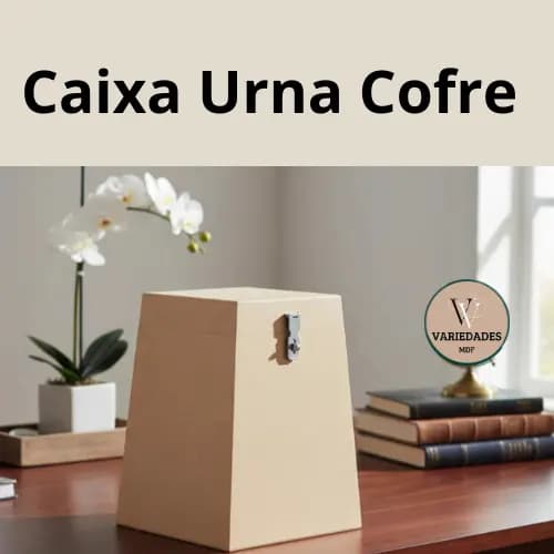 Caixa Urna Cofre Com Fecho Para Cadeado "" caixa cofre urna Não acompanha Cadeado"