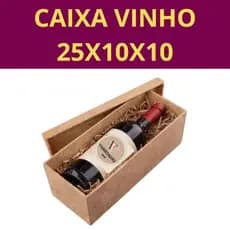 Caixa retangular 25x10x10 em mdf cru decorativas presentes caixa para Mini Chandon, para vinho Tamanho certo