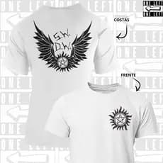 Camiseta Supernatural Anti Possession Unissex 100% Algodão Série Sobrenatural Fã