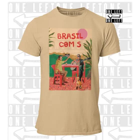 Camiseta Brasil Com S Camisa Unissex 100% Algodão Brasileiro Patriota Nação Brasileira