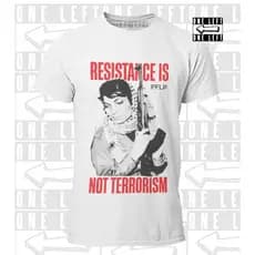 Camiseta Resistance Is Not Terrorism 100% Algodão Camisa Unissex Blusa Resistência