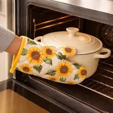 Luva Térmica De Cozinha Forno Fogão Acolchoada Estampada