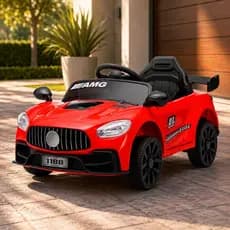 Carro Elétrico Power Ride 6V -  vermelho  controle remoto elétrico
