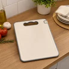 Tábua Corte Cozinha Resistente Multifuncional 36cm dupla face grosa Higiênica e Antibacteriana