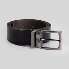 Cinto Masculino Dupla Face Preto e Marrom