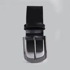 Cinto Masculino Preto com Fivela Casual e Social Resistente