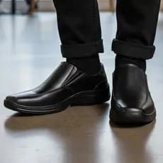 Sapato Social Masculino Zarato Confortável Antiderrapante Resistente Calce Fácil Elegante