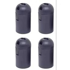4 Unidade Bocal Soquete Plástico E27 Lustre Abajur Pendente