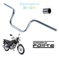 Guidão Modelo Original Titan Fan 125 150 2000 até 2013 Cromoforte
