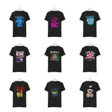 CAMISETAS UNISSEX PRETA BEARS URSINHOS