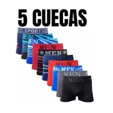 Kit 5 Cuecas Box Microfibra Envio Rapido