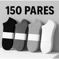 kit 150 Pares de Meias unissex soquete e cano longo
