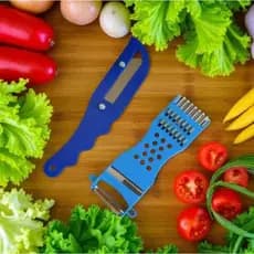 Kit fatiador e ralador descascador de verduras e legumes
