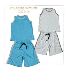 Conjunto Infantil Regata +Bermuda Dry Fit