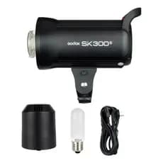 FLASH GODOX PARA ESTÚDIO SK300II  110V E 220V Novo e original.