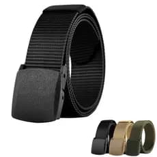 Cinto Antialérgico Fivela De Engate Rápido Masculino Feminino Nylon Plástico Táticos Militares Largo