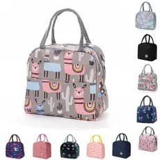 Bolsa Térmica Portátil Feminina Masculina Porta Marmita Viagem Lanche Bebida Piquenique