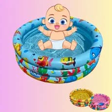 Piscina infantil inflável redonda bebê 20 30 40 litros praia verão passeios anéis 60cm Menino Menina