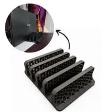 Suporte Notebook Vertical para 4 Notebooks Organizador de Mesa
