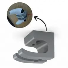 Suporte para Controle PS5 embaixo da Mesa com Espaço para Cabo | Organizador Gamer