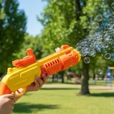 Lança Bolhas De Sabão Rifle Pato Arminha Automático