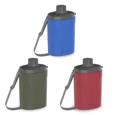 Cantil Térmico Safári 1Litro Soprano Alça Água Gelada Garrafa Térmica Squeeze
