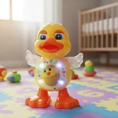 Brinquedo Pato Patinho Dançante Musical Dança, Anda, Mexe, com Luz E Som