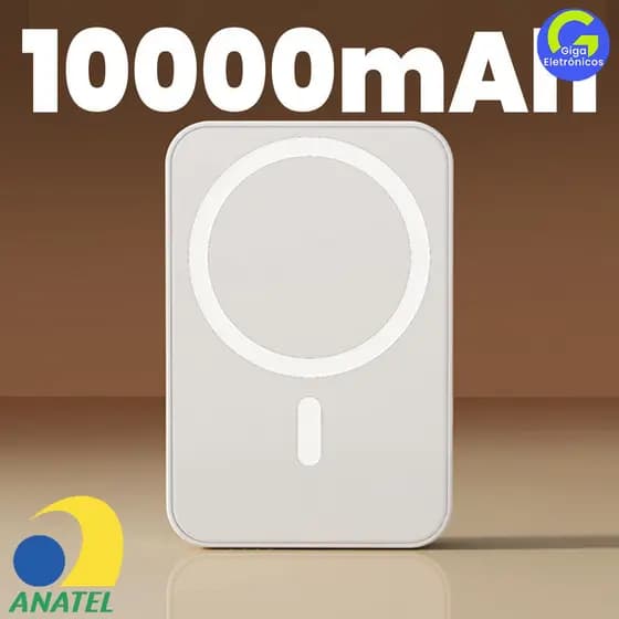 Carregador Portátil Indução para iPhone Magsafe Sem fio Bateria Carga 3000mAh/5000mAH/10000mah