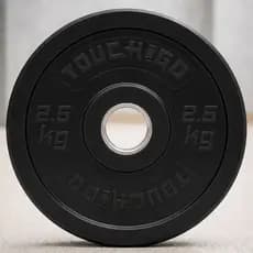 Anilha Bumper Olímpica Fracionada 2,5Kg Borracha Vulcanizada Touch And Go -  (1 Unidade)