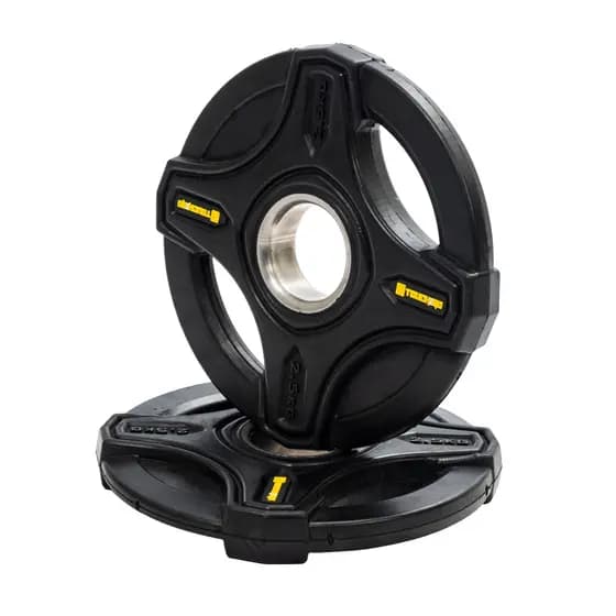 Anilhas Sports Vulcanizadas 2,5Kg Peso de Academia Casa - (2 Unidades) Touch And Go