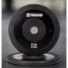 Kit 2 Anilhas 5kg (10kg) Emborrachada Bumper Crossfit Touch And Go