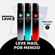 Kit 3 Perfumes VIP FIT ou LUX (Escolha as Fragrâncias Pelo Chat)