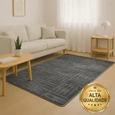 Tapete Sala Quarto 1,40x2,00 Toquio Macio Suave Facio de Lavar