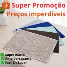 TAPETE DALLAS CORTTEX 58X38 BOLINHA MACIA  ANTI DERRAPANTE