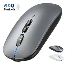 Mouse Bluetooth 5.1 Recarregável Sem Fio P/ Macbook Air/pro
